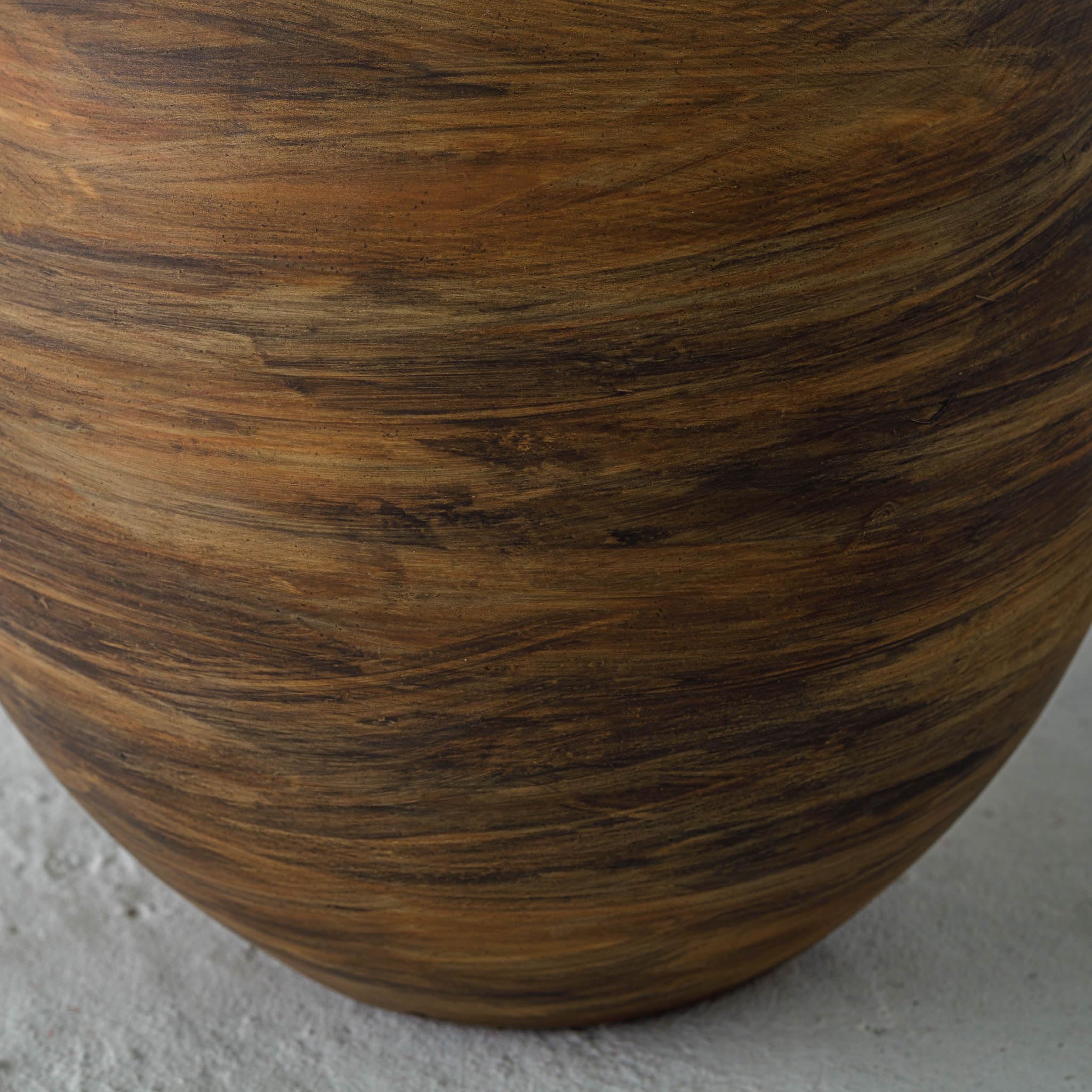 Amazon.co.jp: PATINA 陶器 フラワーベース オブジェ 高さ22cm Vase